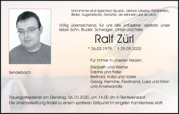 Anzeige von Ralf Zürl von MGO