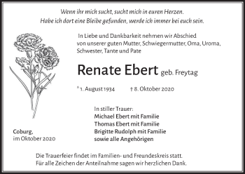Anzeige von Renate Ebert von MGO