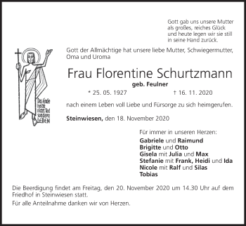 Anzeige von Florentine Schurtzmann von MGO