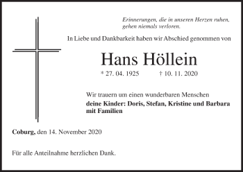 Anzeige von Hans Höllein von MGO