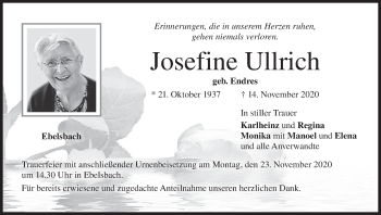 Anzeige von Josefine Ullrich von MGO