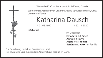 Anzeige von Katharina Dausch von MGO