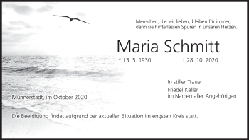 Anzeige von Maria Schmitt von MGO