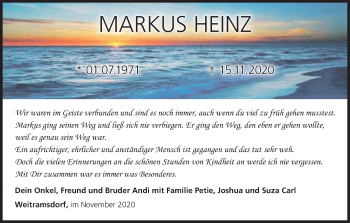 Anzeige von Markus  Heinz von MGO