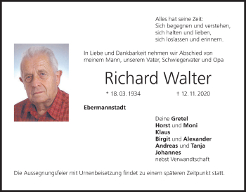 Anzeige von Richard Walter von MGO