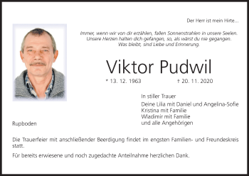 Anzeige von Viktor Pudwil von MGO
