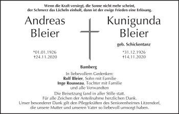 Anzeige von Andreas Bleier von MGO