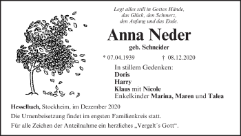 Anzeige von Anna Neder von MGO