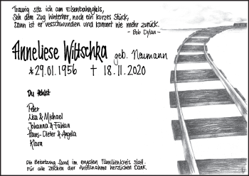 Anzeige von Anneliese Wiltschka von MGO