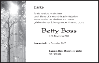 Anzeige von Betty Boss von MGO
