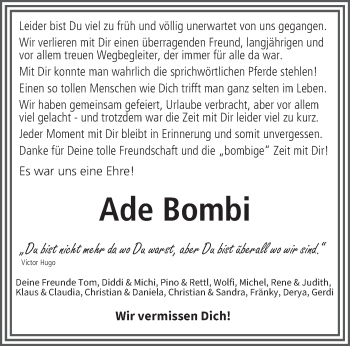 Anzeige von Bombi  von MGO