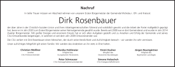 Anzeige von Dirk Rosenbauer von MGO