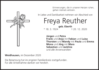 Anzeige von Freya Reuther von MGO