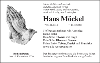 Anzeige von Hans Möckel von MGO