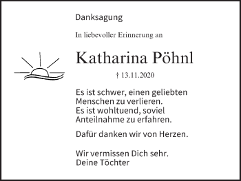 Anzeige von Katharina Pöhnl von MGO