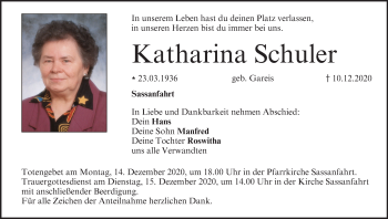 Anzeige von Katharina Schuler von MGO