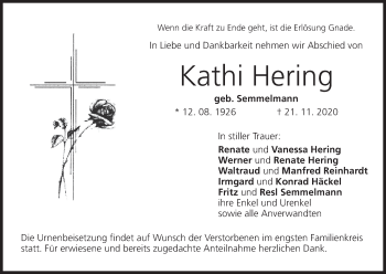 Anzeige von Kathi Hering von MGO
