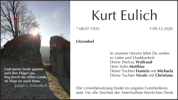 Anzeige von Kurt Eulich von MGO