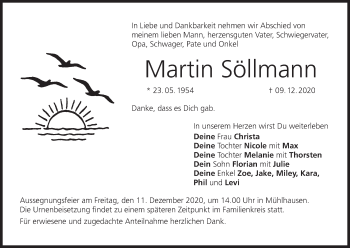 Anzeige von Martin Söllmann von MGO