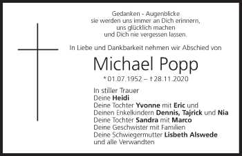 Anzeige von Michael Popp von MGO