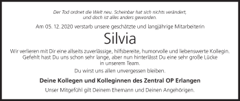 Anzeige von Silvia Gebhardt von MGO
