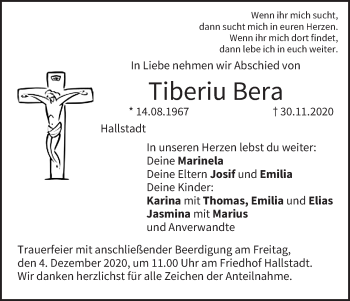 Anzeige von Tiberiu Bera von MGO