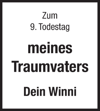 Anzeige von Traumvater  von MGO