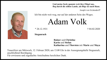 Anzeige von Adam Volk von MGO