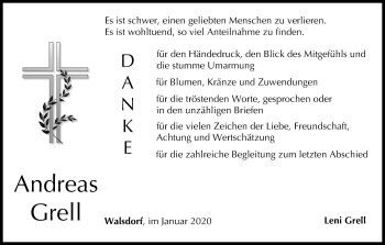 Anzeige von Andreas Grell von MGO