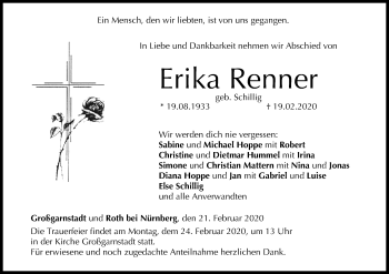 Anzeige von Erika Renner von MGO