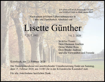 Anzeige von Lisette Günther von MGO