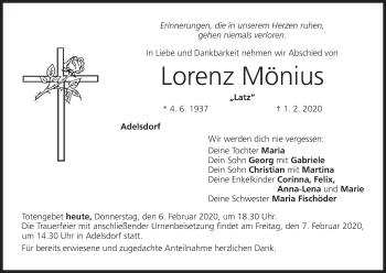 Anzeige von Lorenz Mönius von MGO