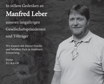 Anzeige von Manfred Leber von MGO