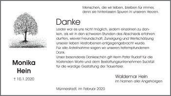 Anzeige von Monika Hein von MGO
