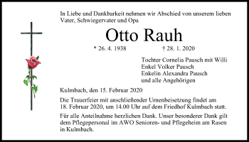 Anzeige von Otto Rauh von MGO