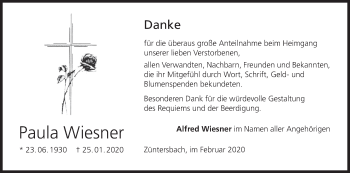 Anzeige von Paula Wiesner von MGO