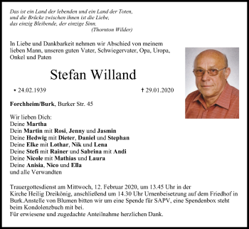 Anzeige von Stefan Willand von MGO