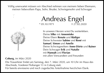 Anzeige von Andreas Engel von MGO