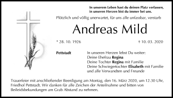 Anzeige von Andreas Mild von MGO