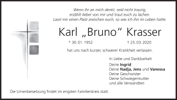 Anzeige von Karl  Krasser von MGO