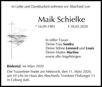 Anzeige von Maik Schielke von MGO