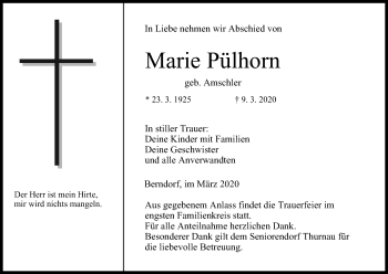 Anzeige von Marie Pülhorn von MGO
