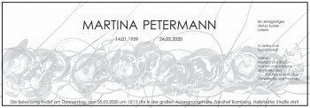 Anzeige von Martina Petermann von MGO