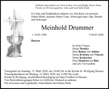 Anzeige von Meinhold Drummer von MGO