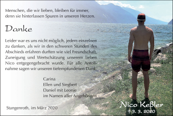 Anzeige von Nico Keßler von MGO