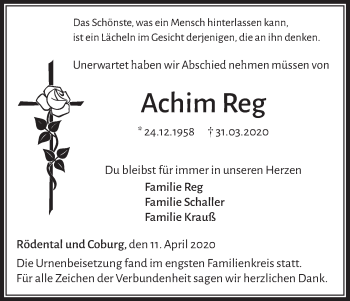 Anzeige von Achim Reg von MGO