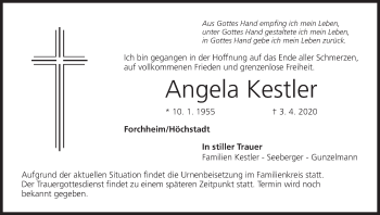 Anzeige von Angela Kestler von MGO