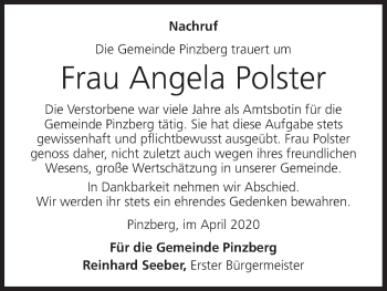 Anzeige von Angela Polster von MGO