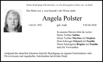 Anzeige von Angela Polster von MGO