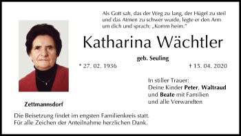 Anzeige von Katharina Wächtler von MGO